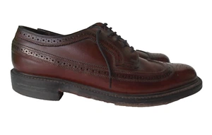 Vintage Florsheim Oxford-Schuhe Flügelspitze 75676 Schnürschuhe Herren Größe 9 D - Bild 1 von 6