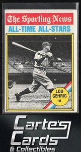Lou Gehrig 1976 Topps #341 New York Yankees All-Time All-Stars Hall of Fame - Bild 1 von 2