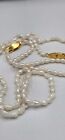 Fresh Water Pearls 20" Necklace & 8" Braclet Matching Gold Tone Clasp