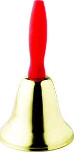Campana Di Natale Campana Di Babbo Natale Per Donne E Uomini Prop 18Cm Oro - Foto 1 di 1