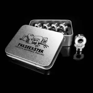 The Heated Wheel Neil Blender Phasecaster Precision Skateboard Bearings Set Of 8 - Picture 1 of 1