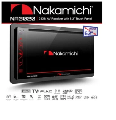 Nakamichi NA3020 2-DIN Built-in Bluetooth Touch Screen With FREE Backup Camera  - Image 1 of 4