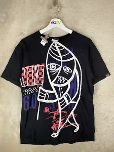 Nike Casual T-Shirts Top Size M Womens Black Logo Short Sleeve - Picture 1 of 10