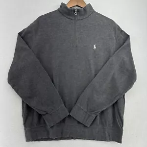 Polo Ralph Lauren Performance 2017 1/4 cremallera gris suéter para hombre XL Preppy - Imagen 1 de 10