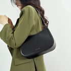 Shoulder Bag Women Purse Genuine Leather Ladies Handbag Strap Crescent Shape