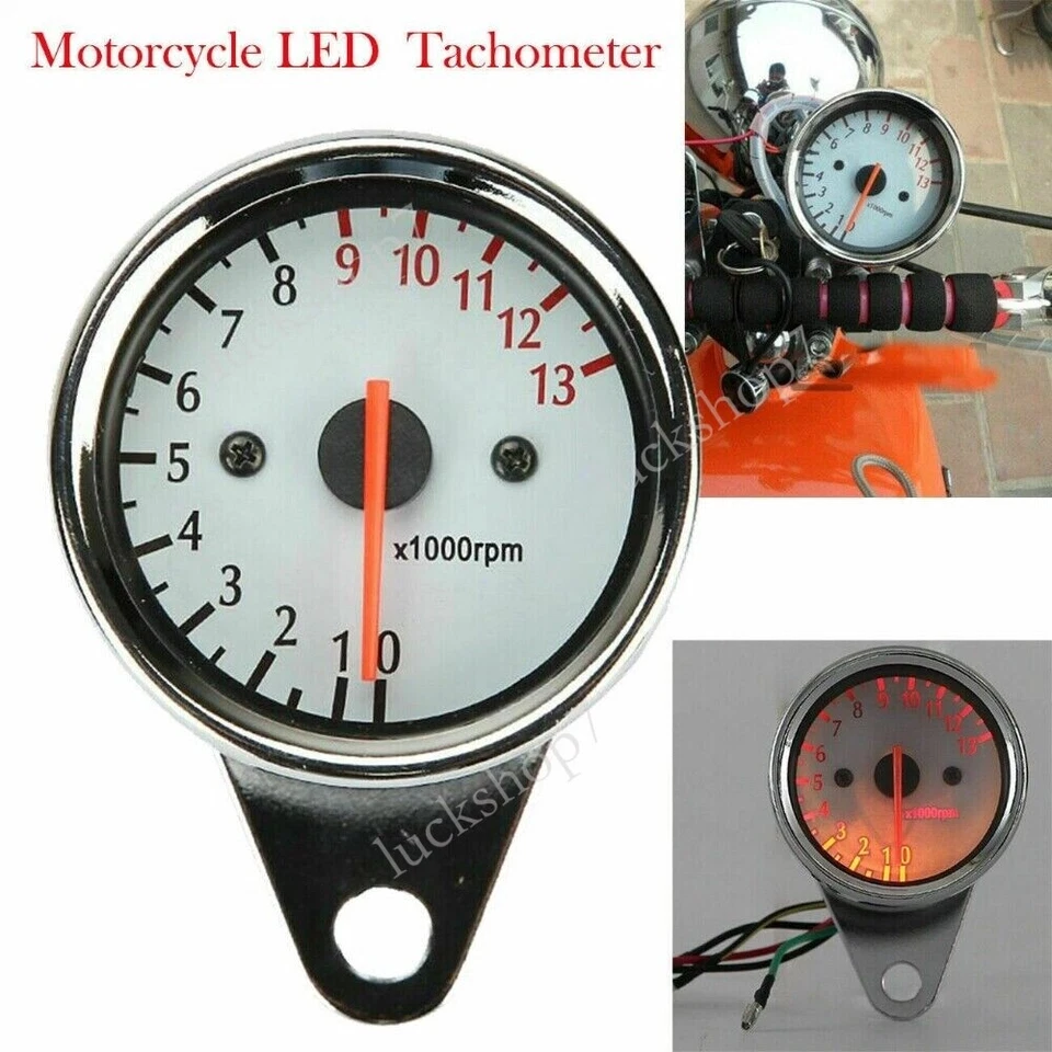 Motorcycle LED Backlit Tachometer For Honda VTX 1300 1800 TYPE C R S N F T RETRO - Imagem 1 de 4