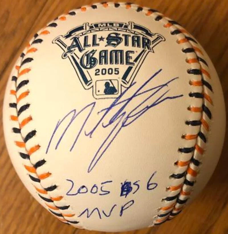 Miguel Tejada 2005 ASG MVP Autografiado 2005 Juego de Estrellas Béisbol  Foto 1 de 1