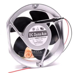 109E5712DY5J4 17.2CM 17251 12V 2.3A Gran Volumen de Aire Marco de Aluminio Ventilador de Refrigeración - Imagen 1 de 5