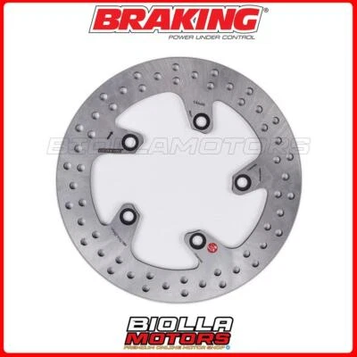 YA44RI DISCO FRENO POSTERIORE DX BRAKING YAMAHA FZ6 FAZER S2 600 2009 - FISSO - Foto 1 de 4