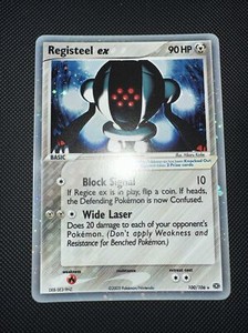 Pokemon Card - Registeel EX 100/106 - EX Emerald - Holo