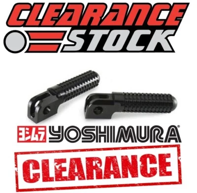 Kit reposapiés Kawasaki Ninja 250 300 1000 2008-2018 Yoshimura negro aluminio para pilotos Foto 1 de 4