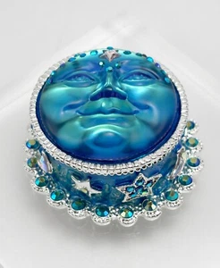 Kirks Folly Venus Seaview Moon 35mm Starlight Trinket Box - Mystic Blue - NIB - Picture 1 of 12