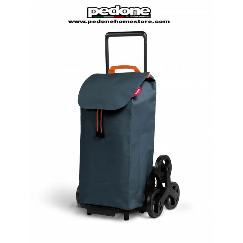 GIMI NUOVO TRIS CARRELLO PORTASPESA PORTA SPESA 3 RUOTE TROLLEY SALI SCENDI SCAL - Immagine 1 di 1