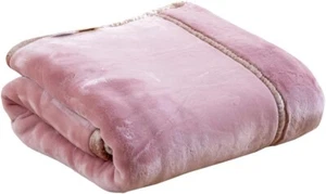 Romance Kosugi 2-ply Blanket Acrylic Made in Japan Single 140x200cm Pink - Picture 1 of 7