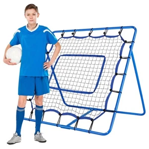 Soccer Rebounder - 4 x 4 ft Portable Soccer Rebounder Net Fit for Lacrosse So... - Picture 1 of 6