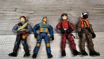 Lote de 4 figuras estilo Gijoe THE CORPS ELITE RIVAL  Foto 1 de 2