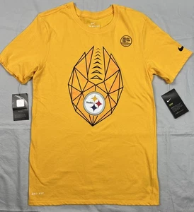 NEU * Pittsburgh Steelers Damen Small NFL T-Shirt Helm gelb kurzarm - Bild 1 von 10