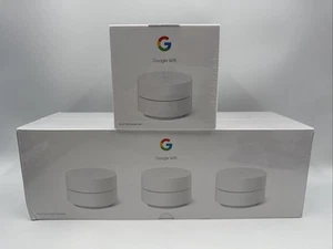 Neu - Google - Ganzes Zuhause WLAN Mesh Router Sys.-AC1200 2X2 Wi-Fi Point 4er Pack - GJ2CQ - Bild 1 von 14