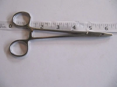 Pinzas de bloqueo, acero inoxidable alemán 6" recto ¡Bonito! {bin 3} Foto 1 de 3