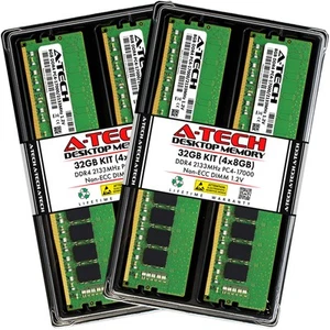 32GB 4x 8GB DDR4-2133 Dell OptiPlex 7040 MT 7040 SFF Memory RAM - Picture 1 of 4