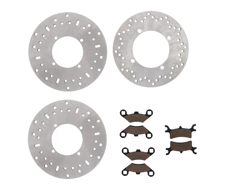 Polaris 450 Sportsman 2007 frenos delanteros y traseros rotores de freno y pastillas de freno Foto 1 de 1