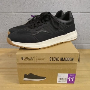 Steve Madden Men's 11 P-Varick Casual Jogger Sneaker Shoes Black W26 - Picture 1 of 12