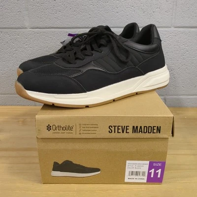 Steve Madden Men's 11 P-Varick Casual Jogger Sneaker Shoes Black NN5 - Image 1 of 4