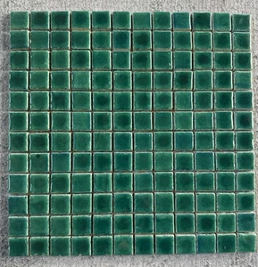 MOSAICO VERDE SU RETE IN GRES 30X30 1 SCELTA - Picture 1 of 1