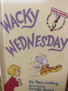 Theo. LeSieg Dr Seuss Wacky Wednesday ills.,George Booth HB ©1974 1st ed., VGC - Picture 1 of 6