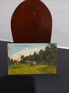 Vintage Postkarte Krater Schlachtfeld Petersburg VA - Bild 1 von 2