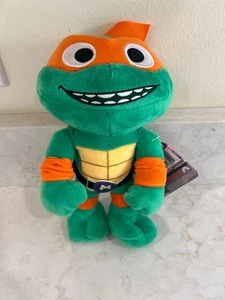 Peluche Mattel Teenage Mutant Ninja Turtles: Mutant Mayhem Michelangelo 8" NUEVO - Imagen 1 de 3