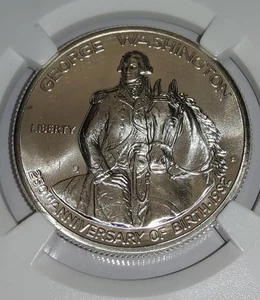 1982 D Washington Half dollar NGC MS68 - 90% US Silver Constitutional ASW 0.3617 - Picture 1 of 6