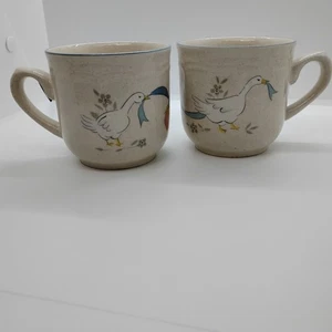Vintage International Stoneware MARMALADE Geese Goose Coffee Mug Cup -5 - Picture 1 of 13