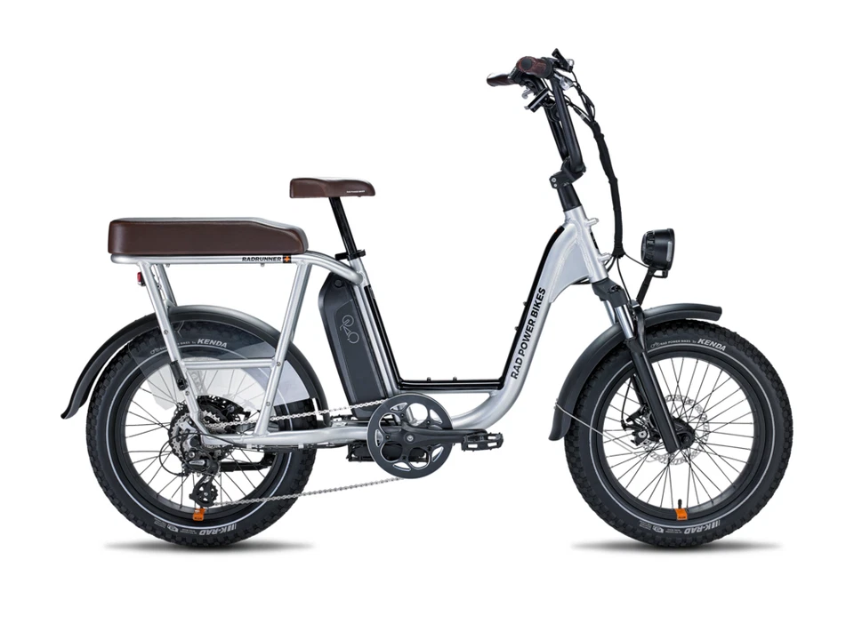 2020 RadRunner Plus E-Bike (Silver, 60+ Mile Range, 20 MPH) - Image 1 of 4