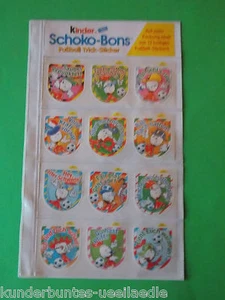 Kinder-Schoko-Bons Komplett Fußball-Trick-Sticker Vertreterware Ferrero - Bild 1 von 2