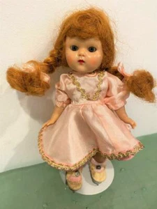 Vogue Ginny Vtg Doll Early Strung Tosca 1951 Rich Uncle Trunk Ice Skater Set - Picture 1 of 8