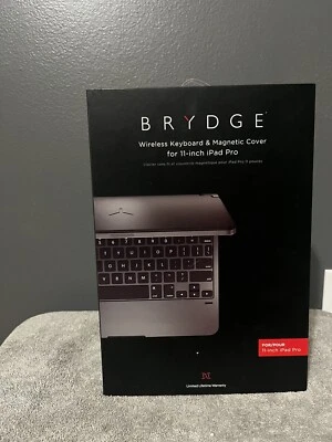 Brydge 11 Pro Wireless Bluetooth Keyboard for iPad Pro 11 Silver - Image 1 of 4