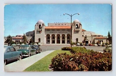 Postcard Texas San Antonio TX Municipal Auditorium 1950s Posted Chrome - Image 1 of 2