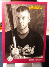 1991 Leaf Studio Baseball Cards of Chris Hoiles #04 Free Shipping/Returns