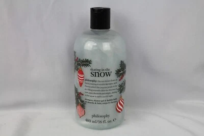 Philosophy Skating in the Snow Shampoo Shower Gel 16 Oz New  2022 Holiday Design - Image 1 of 2