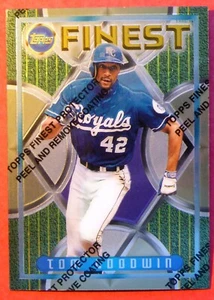 1995 Topps Finest Tom Goodwin #307 (Royals) NM+  - Picture 1 of 1