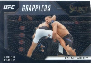 2021 PANINI SELECT UFC GRAPPLERS INSERT URIJAH FABER NO. 22