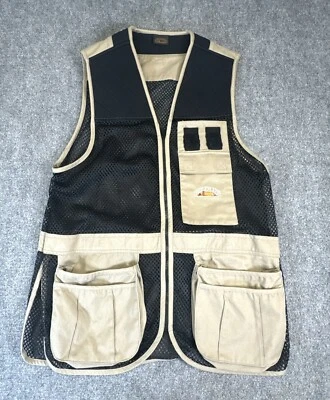 Fieldline Mens Medium Zip Front Utility Vest Mesh Panels Hunting Fishing Outdoor - Image 1 of 4