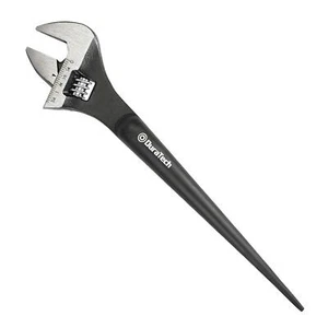 DURATECH 10-Inch Adjustable Construction Spud Wrench, Black Oxide Finish, CR-... - Picture 1 of 7