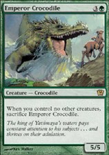 EMPEROR CROCODILE X4 4 4X 9th Edition MTG Magic the Gathering Cards DJMagic
