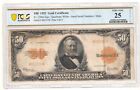 1922 $50 Gold Certificate.  Fr.1200A.  Pmg Vf25/Repaired Edge Tear. Y00011841
