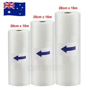 1-10 Rolls Vacuum Food Sealer Saver Bag Seal Storage Commercial Grade 20/28X15M - Picture 1 of 9