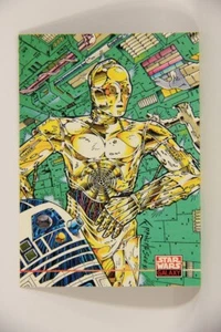 Star Wars Galaxy 1994 Topps Card #225 R2-D2 And C-3PO Droids Artwork ENG L008335 - Picture 1 of 2