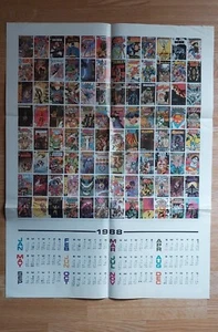 DC COMICS CALENDAR / 1988 / Unused / 21" x 28" / Fine- - Picture 1 of 8