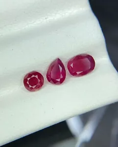 1.40 Ct Natural Untreated ruby jewelry size gem's lot From Afghanistan - Picture 1 of 6
